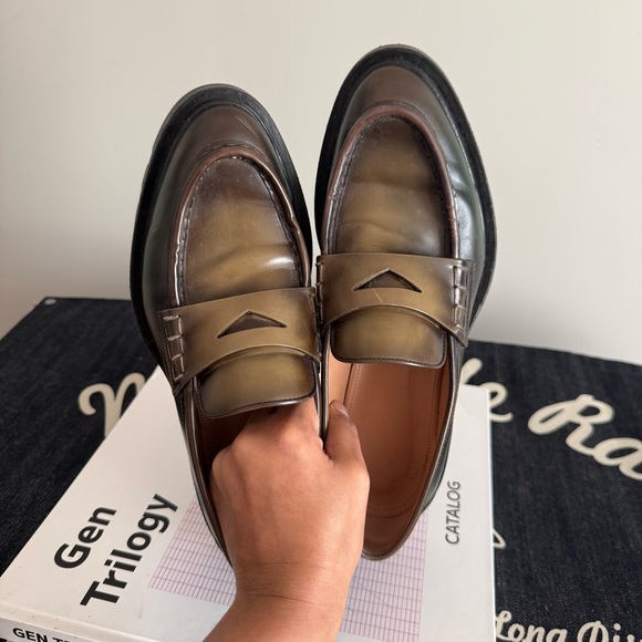Santoni Women’s  Penny Loafers - Picture 7 of 7